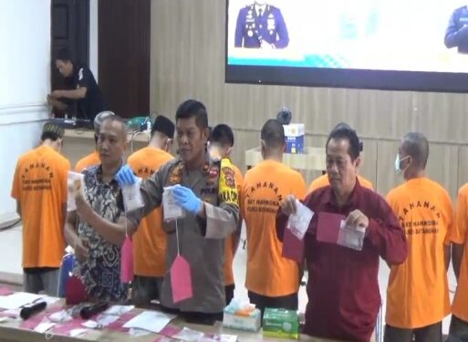 Darurat Narkoba, SatNarkoba Polres Batanghari Ungkap 8 tersangka Kejahatan Narkotika