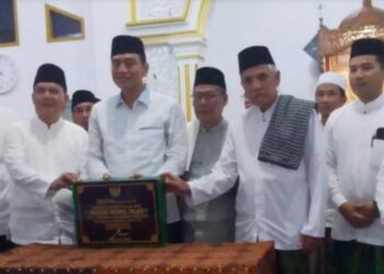 Bupati Fadhil Resmikan Masjid Nurul Islam Terusan Seberang
