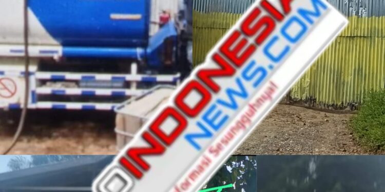 Gudang Diduga Milik Perangin Surganya Oknum Sopir Pertamina Bermerek PT Elnusa Petrofine