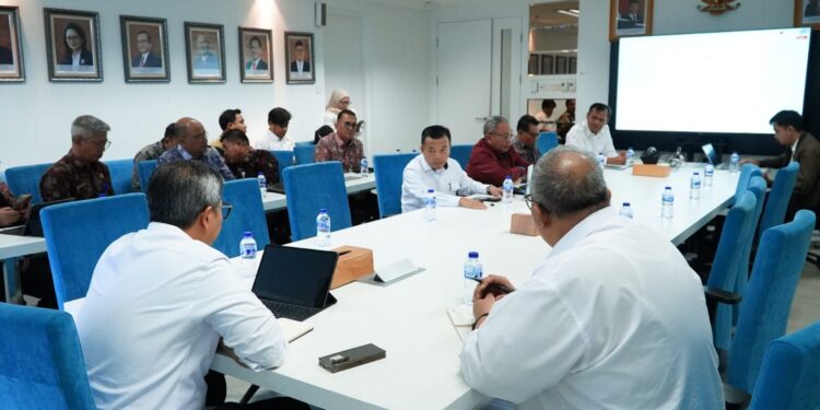 Gubernur Al Haris Temui Dirjen Pembiayaan Infrastruktur Bahas Rencana Hibah ANHA untuk Kelola Danau Sipin