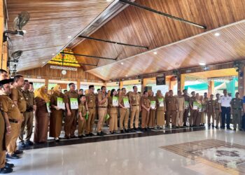 Bupati Fadhil Serahkan 96 SK CPNSD di Serambi Rumah dinas