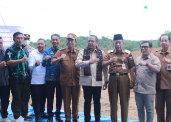 Wagub Sani Dampingi Wakil KSP M. Qodari Tinjau Kesiapan Sekolah Rakyat di Muaro Jambi