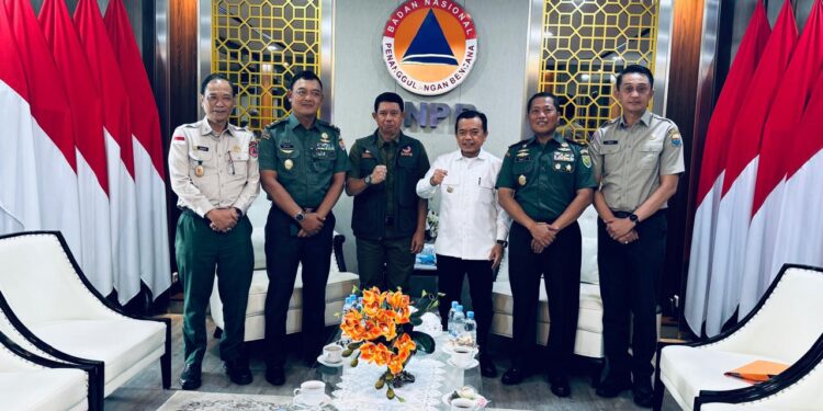 Gubernur Al Haris Bersama Danrem 042 Gapu Temui Kepala BNPB Pusat, Bahas Karhutla dan Bencana Alam di Provinsi Jambi