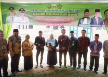 Wabup Junaidi Mahir Hadiri Sidang Isbat Nikah Terpadu Mandiri Gandeng Pengadilan Agama Sengeti