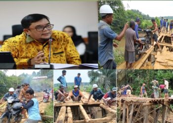 Ivan Wirata Respon Segera Perbaiki Jembatan Penghubung Kabupaten Batanghari dan Ma Jambi