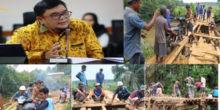 Ivan Wirata Respon Segera Perbaiki Jembatan Penghubung Kabupaten Batanghari dan Ma Jambi