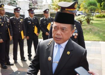 Syukuran Hari Bhayangkara Ke-79, Gubernur Al Haris dan Kapolda Tanda Tangani Prasasti Pembangunan Rumah Tahanan Polda Jambi