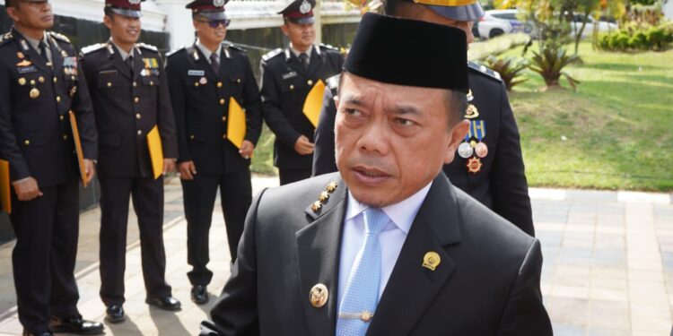 Syukuran Hari Bhayangkara Ke-79, Gubernur Al Haris dan Kapolda Tanda Tangani Prasasti Pembangunan Rumah Tahanan Polda Jambi