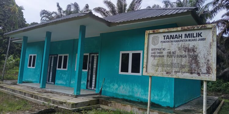 Miris, Habiskan Anggaran Ratusan Juta, Pustu Sungai Terap Hanya jadi Sarang Kelelawar 