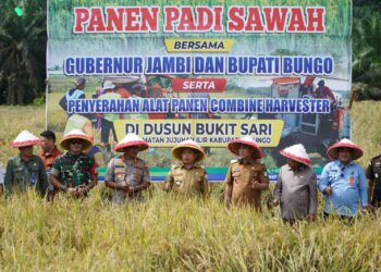 Gubernur Al Haris Salurkan Bantuan Rp. 9,5 Miliar untuk Dukung Swasembada Pangan di Bungo