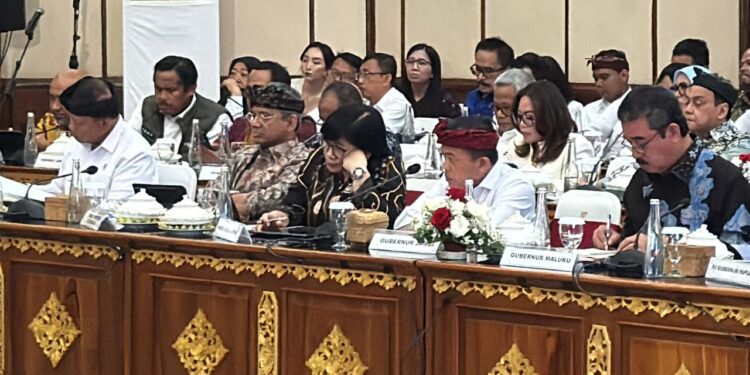 Hadiri Rapat Konsolidasi Nasional di Bali, Gubernur Al Haris Sampaikan Saran dan Usulan Kepada Beberapa Menteri