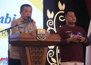 Gubernur Al Haris Lepas 88 Kontingen Perkemahan Pramuka Berkebutuhan Khusus Tingkat Nasional