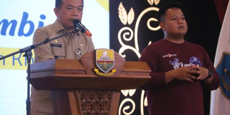 Gubernur Al Haris Lepas 88 Kontingen Perkemahan Pramuka Berkebutuhan Khusus Tingkat Nasional