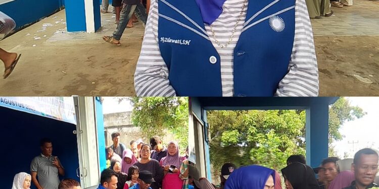 PAN Tanjabtim Salurkan Ratusan Peket Sembako Gratis di Momen HUT Partai ke-27, Warga Antusias 