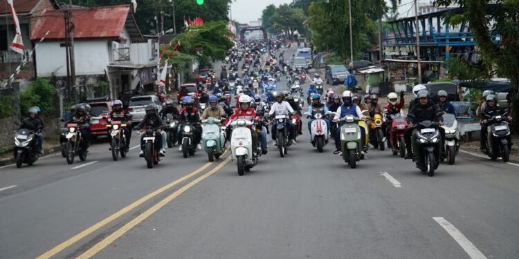 Semarak Sunmori Merdeka, Gubernur Al Haris Riding Bersama Forkopimda Jambi