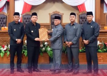 Bupati BBS Hadiri Paripurna Pendapat Akhir Fraksi DPRD Muaro Jambi Terhadap 4 Ranperda