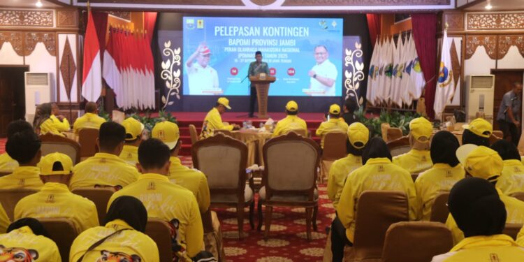 Sekda Sudirman Lepas Kontingen BAPOMI ke POMNAS XIX Jawa Tengah