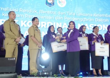 Hj. Hesti Haris Harumkan Provinsi Jambi pada Lomba TP Posyandu Nasional