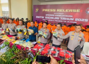 Direktorat Reserse Polda Jambi Bongkar 12,83 kilogram Sabu saat Operasi Antik Siginjai 