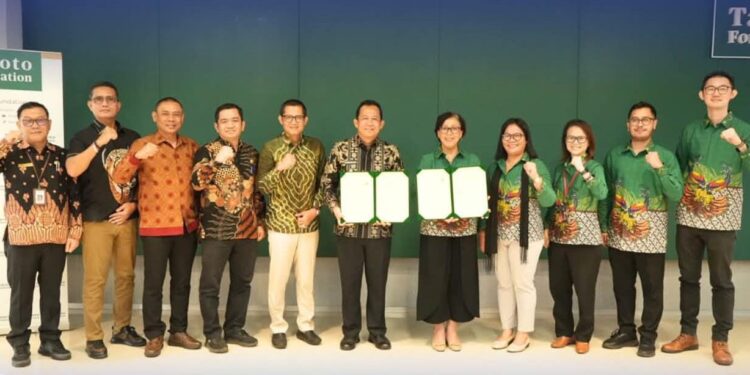 Tingkatkan SDM di Muaro Jambi, Bupati BBS Teken MoU dengan Tanoto Foundation di Jakarta