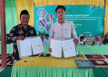 Bank Sampah Karya Sejahtera Desa Sebapo dan SMK Al Ihya Ulumaddin Teken MoU, Lahirkan Bank Sampah Sekolah Pertama di Muaro Jambi