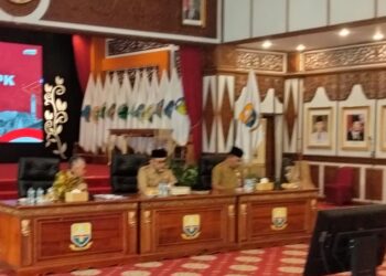 Sekda Sudirman Pimpin Exit Meeting dan Entry Meeting Bersama BPK RI