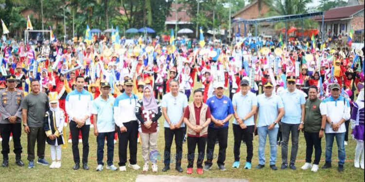 Junaidi Mahir Membuka Kompetisi Sepak Bola U-12 Tingkat Sekolah Dasar se-Kabupaten Muaro Jambi 