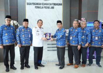 Perkuat Sinergisitas, Bupati BBS Audiensi Dengan Kepala BPKP Provinsi Jambi 