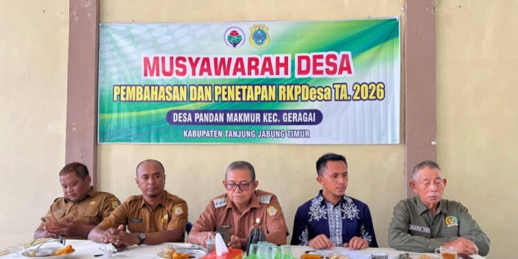 Pemdes Pandan Makmur Gelar Musrenbang RKPDesa, Pastikan Rencana Pembangunan Desa Selaras Dengan Aspirasi Masyarakat