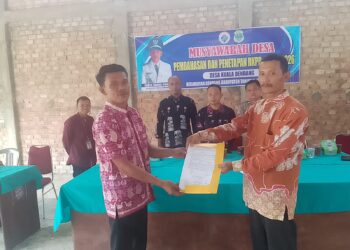 Pemerintahan Desa Kuala Dendang Laksanakan Musyawarah Desa dan Pembahasan Penetapan RKPDESA 2026