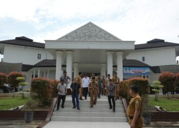 Wagub Sani Tinjau Persiapan Lokasi MTQ Ke-54 Tingkat Provinsi Jambi di Kabupaten Muaro Jambi