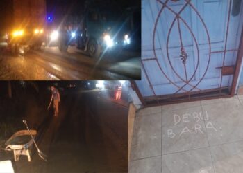 LPM Kampung Baru Bersihkan Tumpahan Batu Bara, Warga Resah Debu Selimuti Rumah