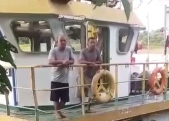 Tongkang Batu Bara Kembali Bersandar di Desa Sukaramai, Warga ingatkan jangan kembali terjadi keresahan