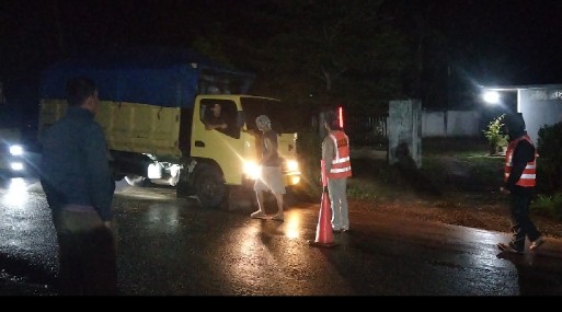 LPM Kelurahan Kampung Baru Sosialisasikan Sopir Truk Batu Bara dilarang Melintas Sebelum Pukul 22.00 Wib