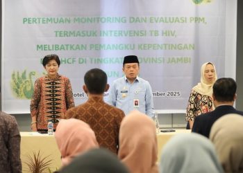 Pemprov Jambi Gelar Pertemuan Monev PPM, Bahas Intervensi TB–HIV Bersama Pemangku Kepentingan