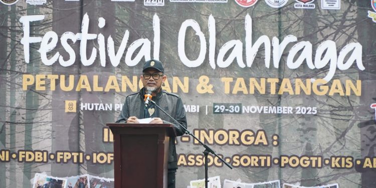 Buka Festival Olahraga Petualangan dan Tantangan, Sekda Sudirman Nyatakan Komitmen Pemerintah Dukung Pengembangan Prestasi Olahraga