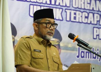 Sekda Sudirman Buka Rakerprov KONI, Harapkan Keputusan Strategis Majukan Olahraga Jambi
