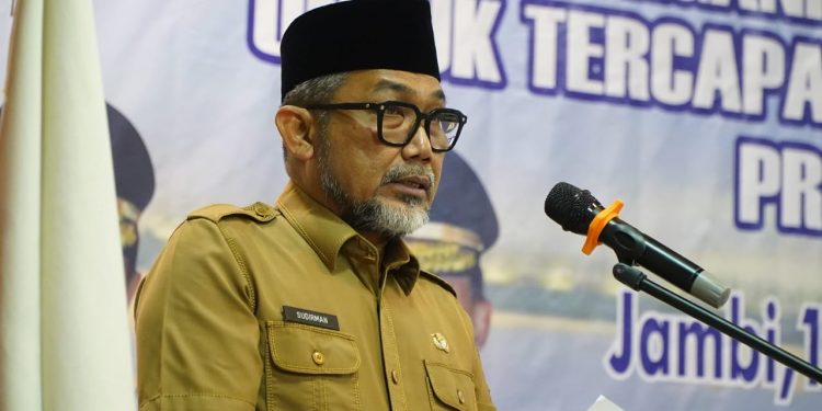 Sekda Sudirman Buka Rakerprov KONI, Harapkan Keputusan Strategis Majukan Olahraga Jambi