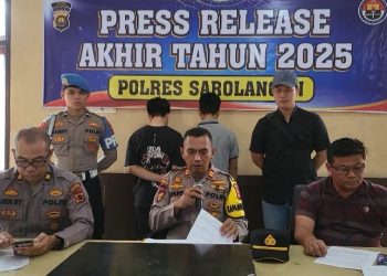 Polres Sarolangun Paparkan Capaian Kinerja Sepanjang Tahun 2025