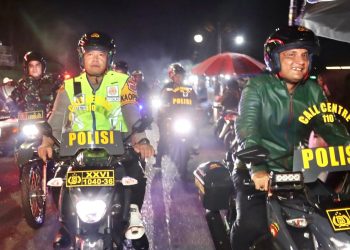 Pastikan Situasi Aman, Bupati Hurmin Ikut Patroli Skala Besar Malam Tahun Baru 2026
