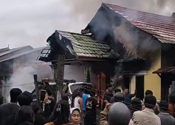 Kebakaran Hebat di Kasang Pudak, Hanguskan Rumah dan Satu Orang Meninggal Dunia 