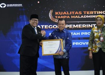 Peringkat 1 Nasional, Pemprov Jambi Raih Opini Tertinggi Ombudsman RI Tanpa Maladministrasi Pelayanan Publik