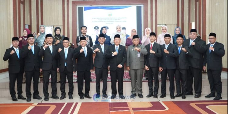 Bupati Muaro Jambi Bambang Bayu Suseno Lantik 10 Pejabat Tinggi Pratama 