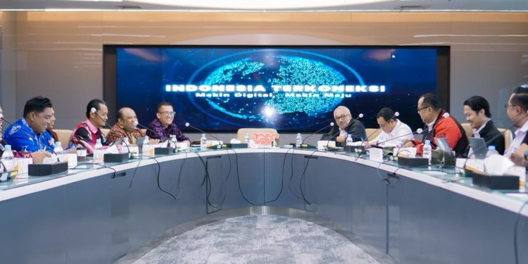 Kadis Kominfo Provinsi Jambi Pimpin Rombongan Diskominfo Kabupaten/Kota Audiensi ke Komdigi RI