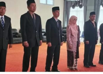 Bupati Kerinci Monadi Lantik Enam Pejabat Pimpinan Tinggi Pratama 