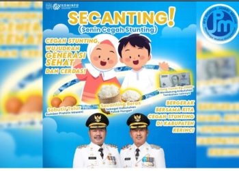Cegah Stunting, Pemkab Kerinci Wujudkan Program SECANTING