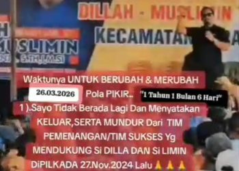 Breaking News! Yudi Hariyanto Resmi Umumkan Mundur Dari Tim Pemenangan Dilla-Muslimin