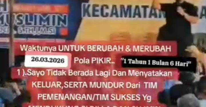 Breaking News! Yudi Hariyanto Resmi Umumkan Mundur Dari Tim Pemenangan Dilla-Muslimin