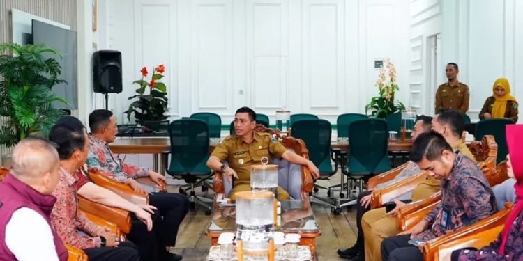 Bersinergi Berantas Narkoba, Bupati Fadhil Sambut Audiens BNN Jambi