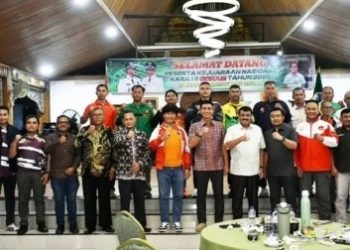 Bupati Fadhil Sambut kedatangan Kejurnas karate GOKASI